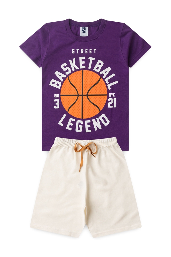 Conjunto Infantil Masculino Lenda do Basquete