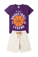 Conjunto Infantil Masculino Lenda do Basquete