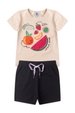 Conjunto Feminino Infantil Vitamina Das Frutas