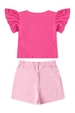 Conjunto Infantil Feminino Encanto de Princesa - Turma da Mônica