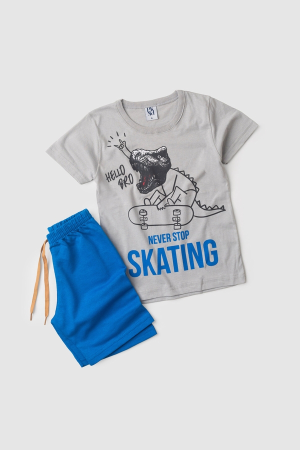 Conjunto Infantil Masculino Rabisco Jurássico