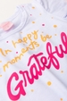 Conjunto Infantil Feminino Agradecer Pelos Momentos