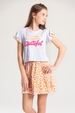Conjunto Infantil Feminino Agradecer Pelos Momentos