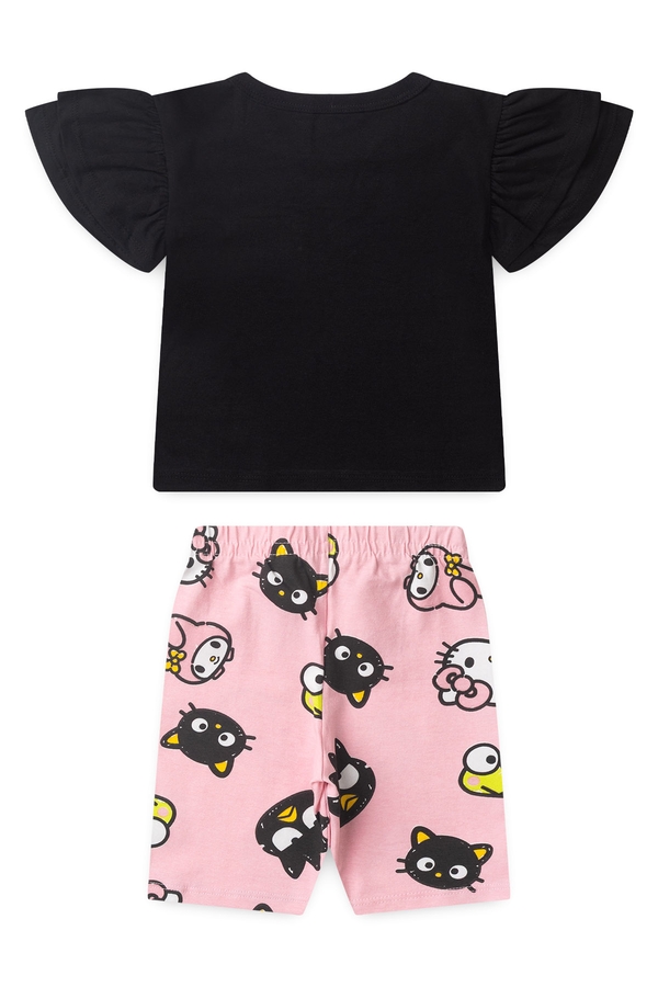 Conjunto Feminino Infantil No Alcance da Amizade - Hello Kitty