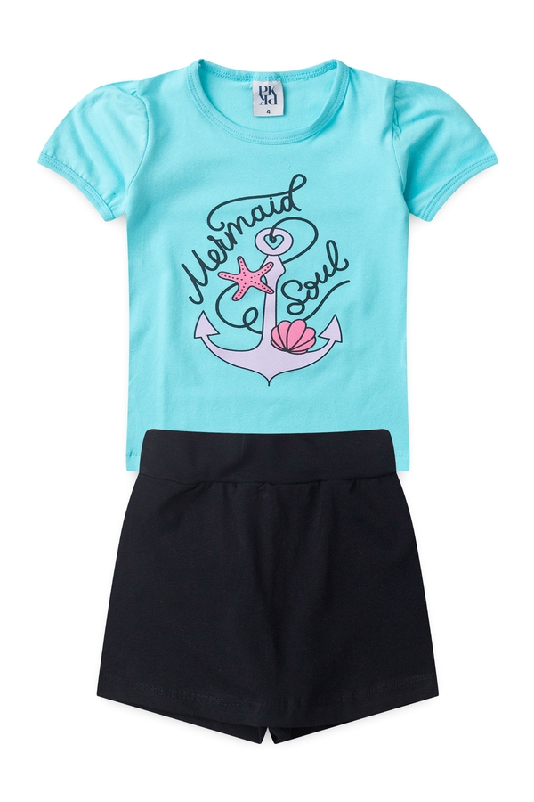 Conjunto Feminino Infantil Alma de Sereia