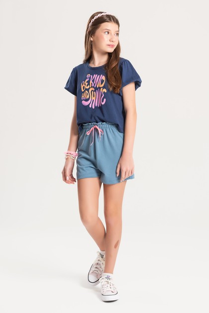 Conjunto Infantil Feminino Brilho da Gentileza