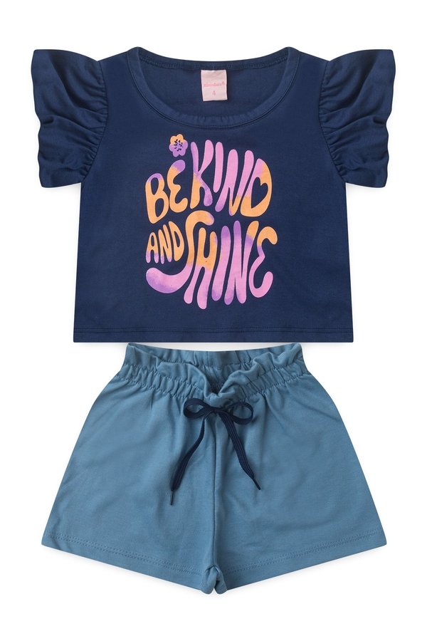 Conjunto Infantil Feminino Brilho da Gentileza