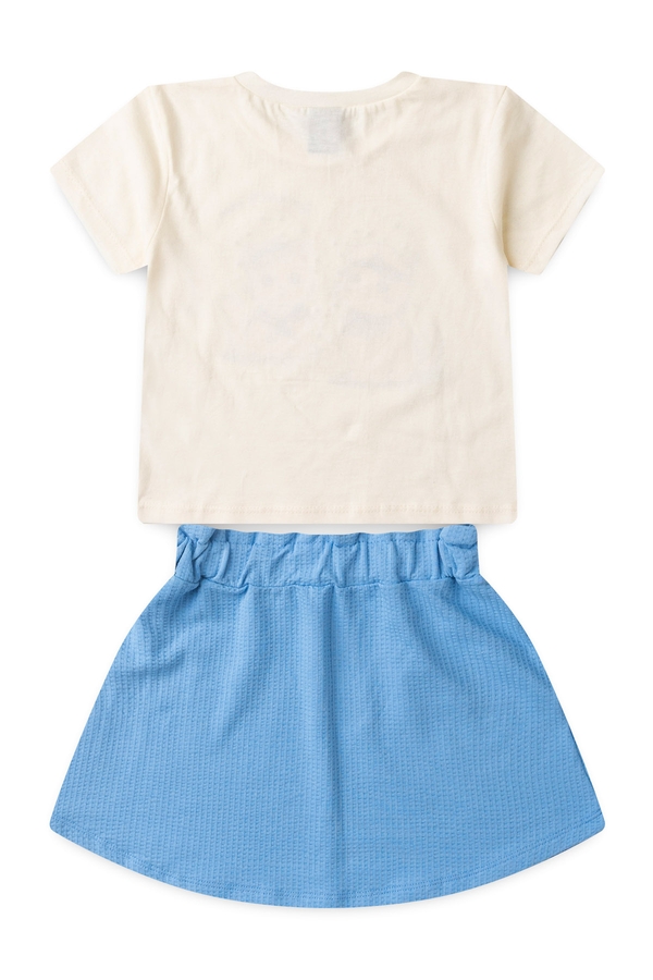 Conjunto Infantil Feminino Felinos Marinheiros