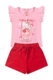 Conjunto Feminino Infantil Copinho da Alegria - Hello Kitty
