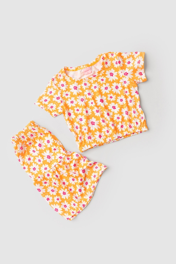 Conjunto Infantil Feminino Encanto Das Flores