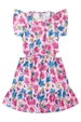 Vestido Feminino Infantil Campo de Flores