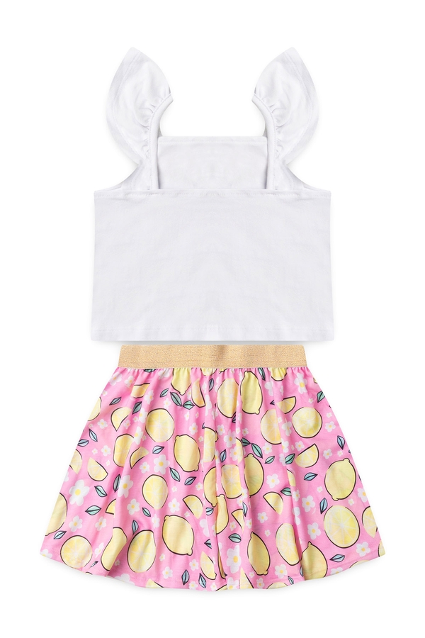 Conjunto Infantil Feminino Pezinho de Limão