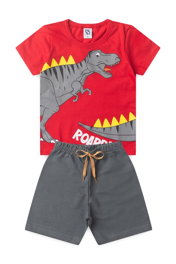 Conjunto Infantil Masculino Grandes Pegadas