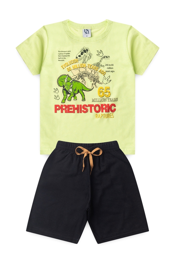 Conjunto Infantil Masculino Pré-Histórico