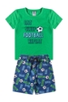 Pijama Infantil Masculino Pequeno Jogador