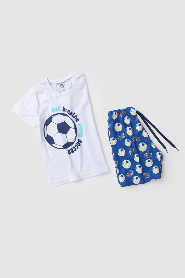 Pijama Infantil Masculino Jogo Dos Sonhos