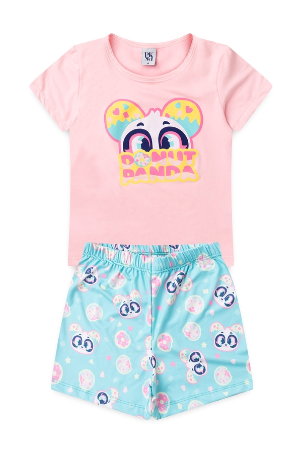 Pijama Infantil Feminino Donuts e Sonhos