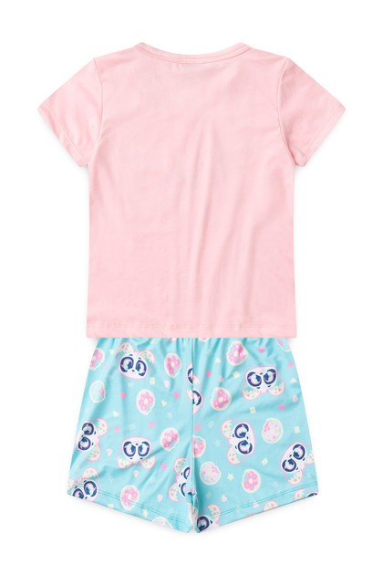 Pijama Infantil Feminino Donuts e Sonhos