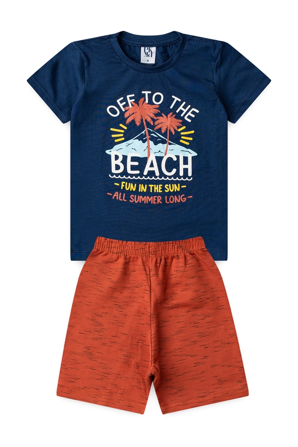 Conjunto Infantil Masculino Diversão Ao Sol
