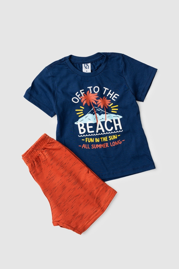 Conjunto Infantil Masculino Diversão Ao Sol