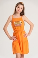 Vestido Feminino Infantil Olhe para O Céu
