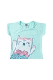 Pijama Infantil Feminino Gatinha Sereia