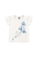 Conjunto Infantil Feminino Borboletas e Strass