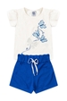 Conjunto Infantil Feminino Borboletas e Strass