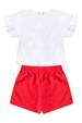 Conjunto Infantil Feminino Laço de Strass