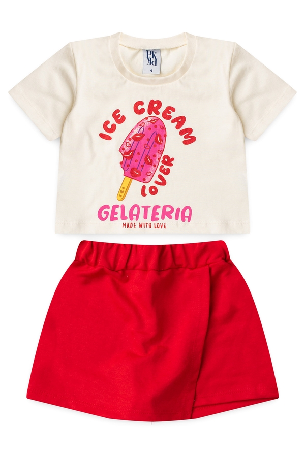Conjunto Infantil Feminino Doce Sabor