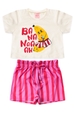 Conjunto Infantil Feminino Bananinha