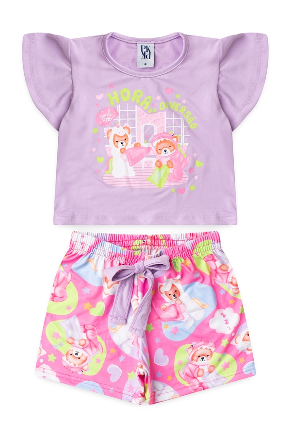 Pijama Infantil Feminino Sonhe Alto