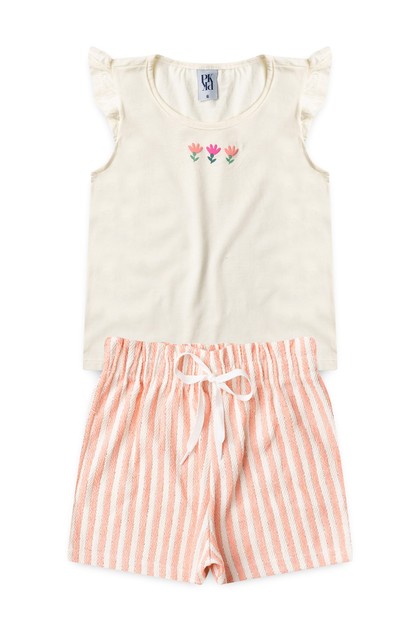 Conjunto Infantil Feminino Pequeno Jardim