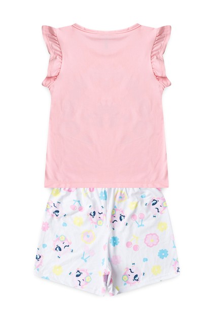 Pijama Infantil Feminino Verão Colorido