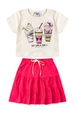 Conjunto Infantil Feminino Doce Milkshake