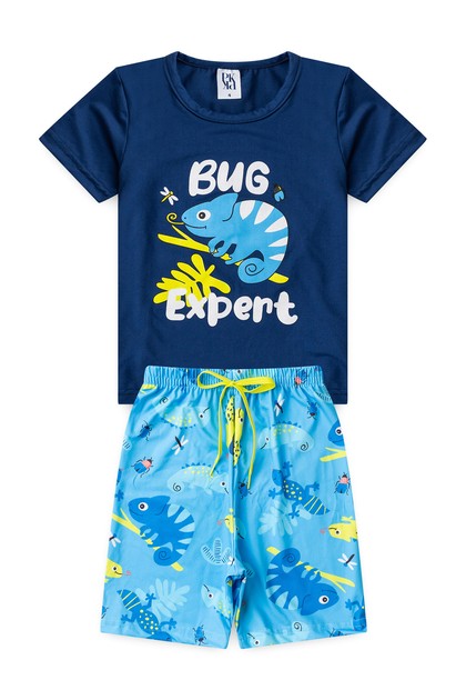 Pijama Infantil Masculino Camaleão
