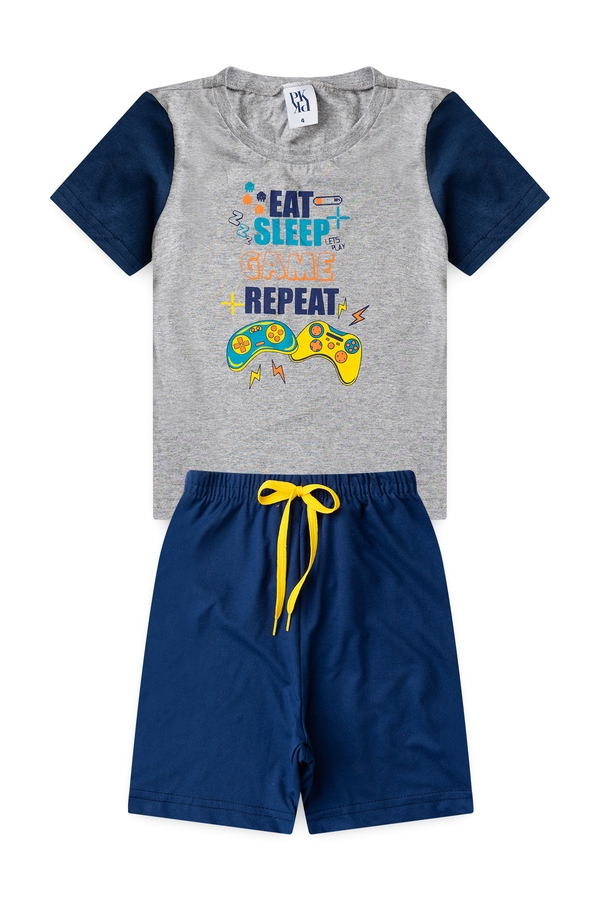 Pijama Infantil Masculino Jogador da Noite