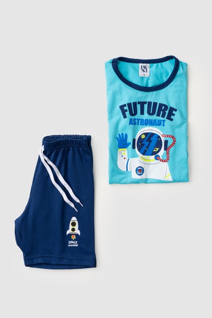 Pijama Infantil Masculino Astronauta