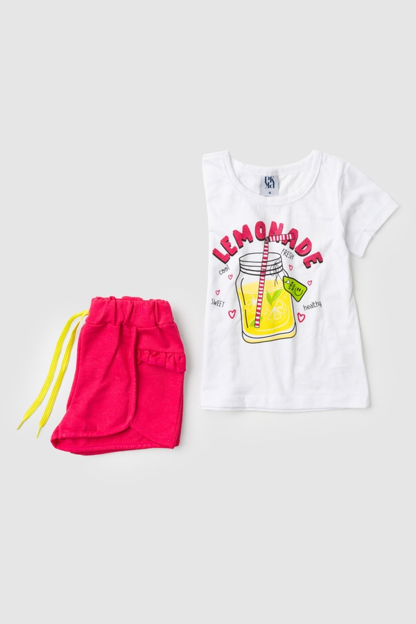 Conjunto Infantil Feminino Limonada Refrescante