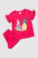 Conjunto Infantil Feminino Suco do Verão