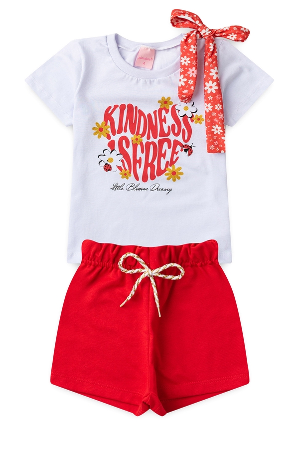 Conjunto Infantil Feminino Laço de Menina