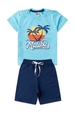 Conjunto Infantil Masculino Verão na Praia