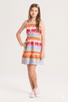 Vestido Feminino Infantil Salada de Frutas
