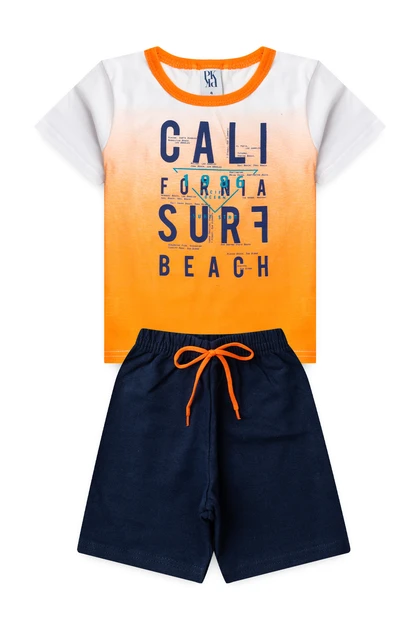 Conjunto Infantil Masculino Surfe na Califórnia