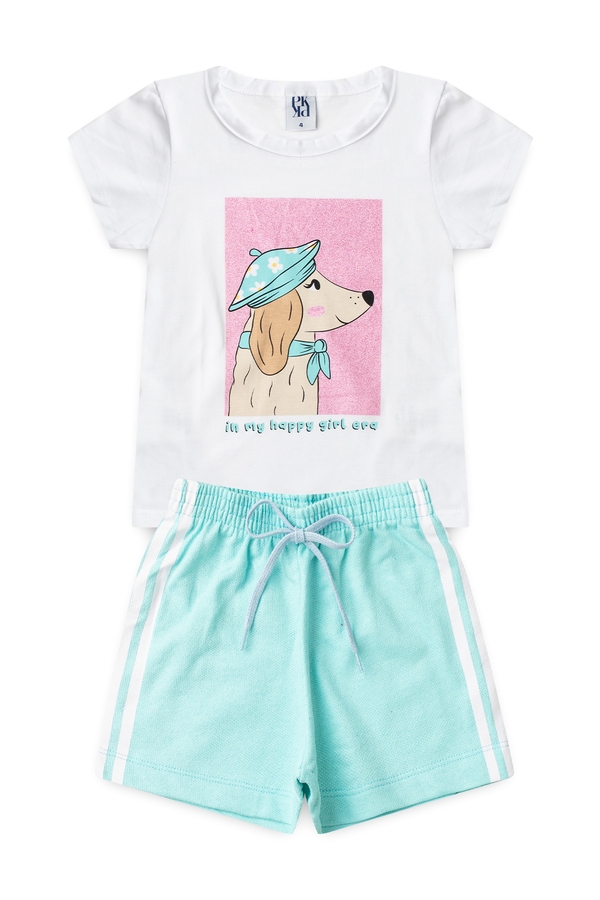 Conjunto Infantil Feminino na Era Feliz