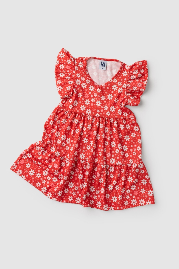 Vestido Feminino Infantil Pequena Florista