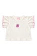 Conjunto Infantil Feminino Flor de Hibisco