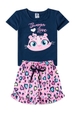 Pijama Infantil Feminino Amor de Verão