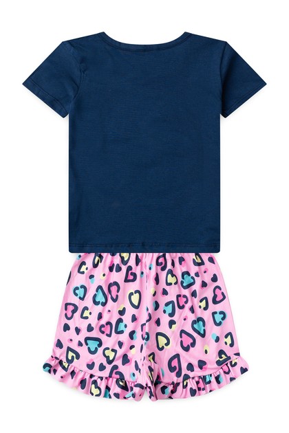 Pijama Infantil Feminino Amor de Verão