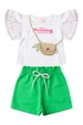 Conjunto Infantil Feminino Bolsinha